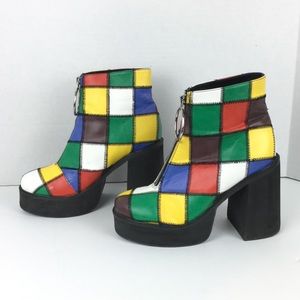 barnie platform boots